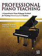 Professional Piano Teaching book cover